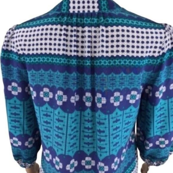 Annie Griffin 100% silk button-Down blouse top Size XS - Picture 4 of 8